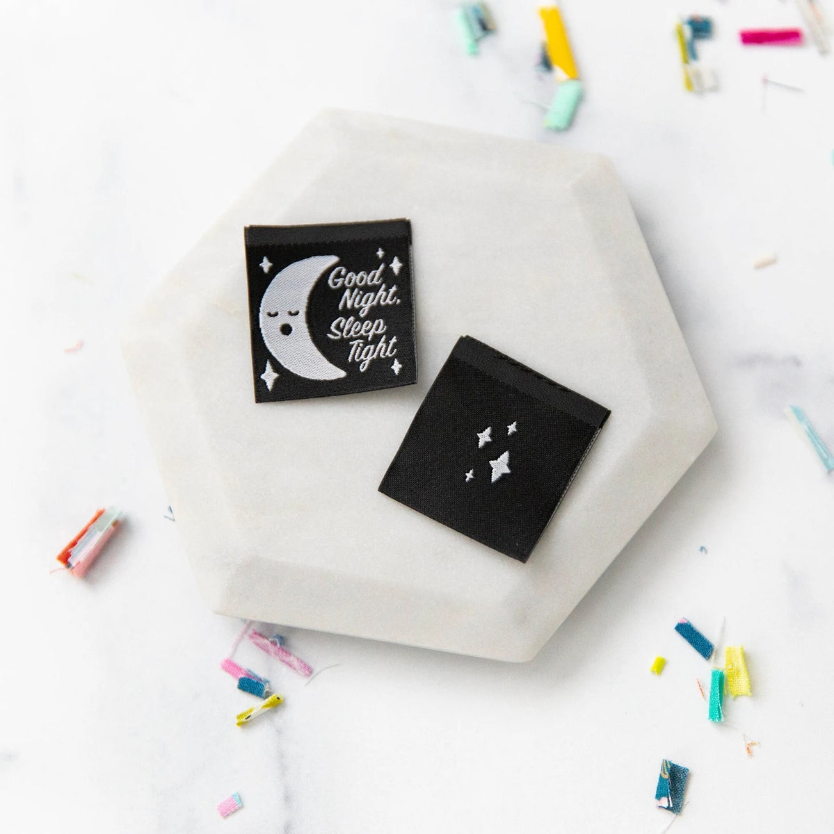 Good Night, Sleep Tight - Pack of 8 Woven Sewing Labels by Lolly Tags ...