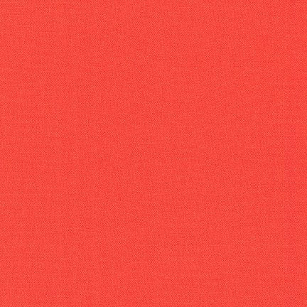 1/2 Yard - Kona Cotton Solid Fabric - Coral – Pretty Little Hedgehog