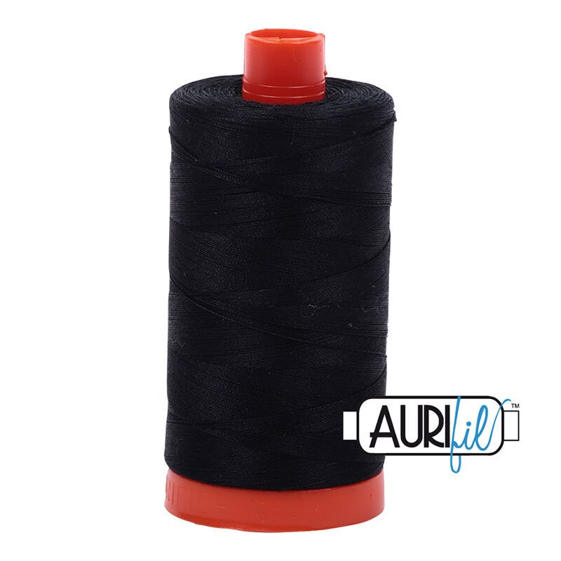 Aurifil Cotton Mako Thread 50wt 5900m 2615 Aluminum